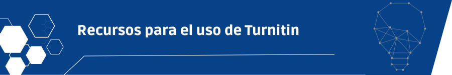 Recursos para el uso de turnitin